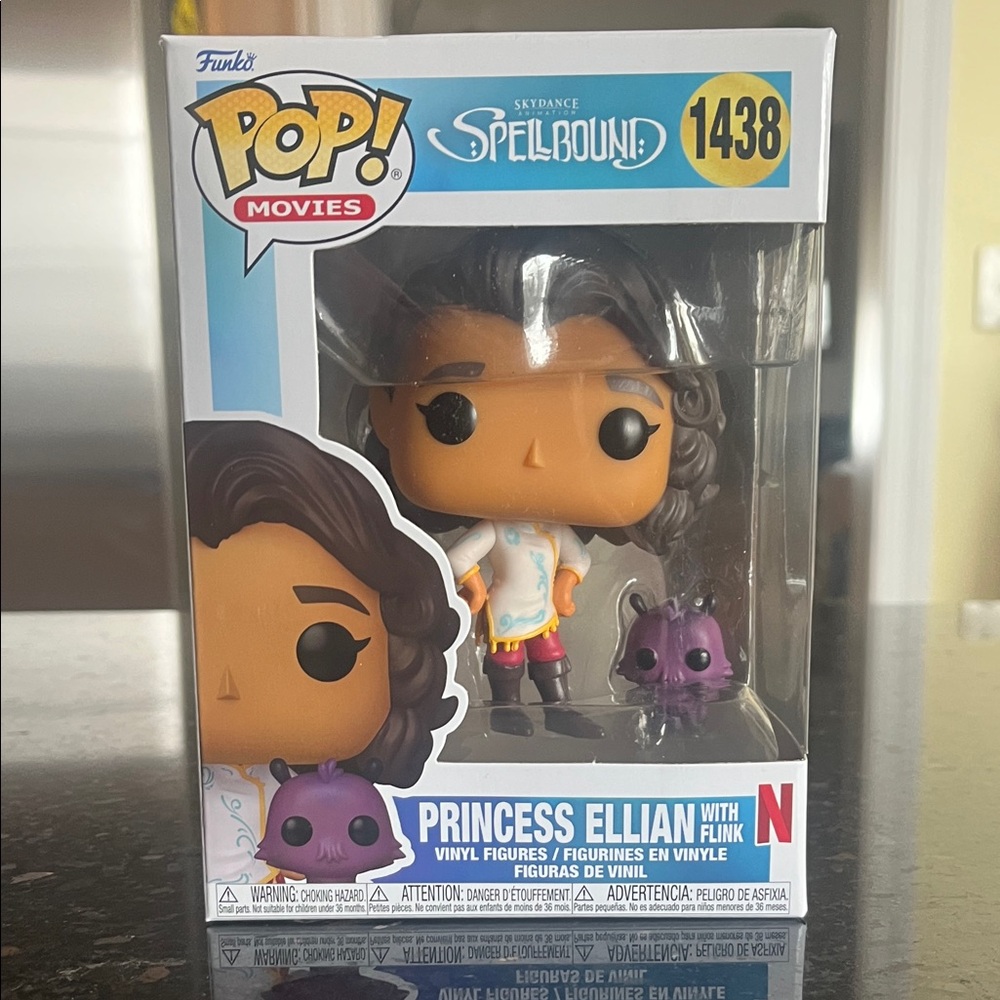 Funko Pop! Spellbound Princess Ellian with Flink - Purple and Black